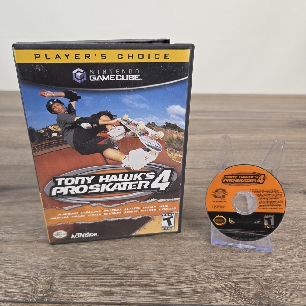 Tony Hawk's Pro Skater 4 Nintendo GameCube Video Game Tested No Manual